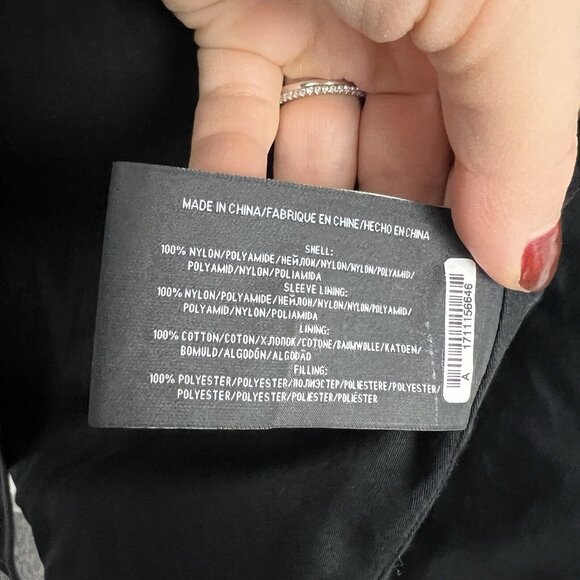 Ralph Lauren Black Label Men’s Quilted Nylon Double Breasted Biker Jacket XL - Picture 10 of 16